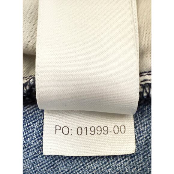 Outerknown Women’s Fillmore Boyfriend Blue Jeans Button Fly Slightly Cropped 30 - Picture 12 of 12